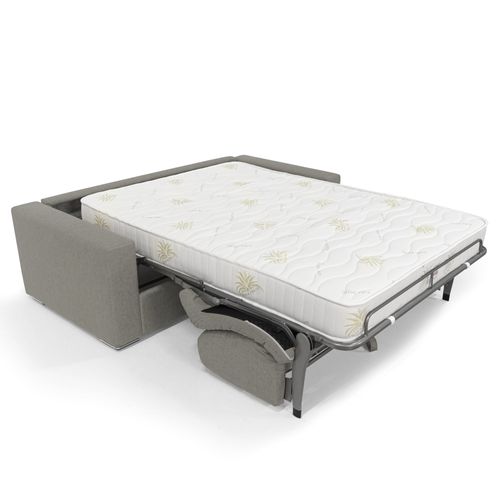 Nixon Canapé Convertible Matelas H20 En Tissu Imperméable T03 220 Cm (mat. 160x197) Brun