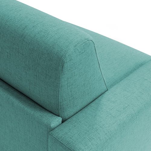 Nixon Canapé Convertible Matelas H20 En Tissu Imperméable T03 220 Cm (mat. 160x197) Vert Aquamarine