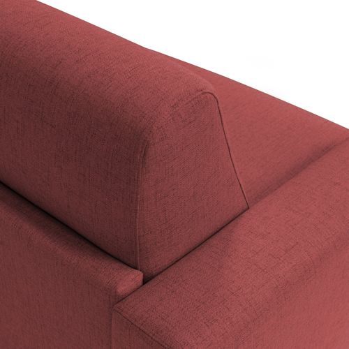 Nixon Canapé Convertible Matelas H20 En Tissu Imperméable T03 220 Cm (mat. 160x197) Rouge