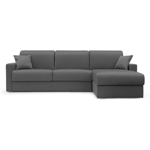 Chris Canapé D'angle 5 Places En Tissu Imperméable 248 Cm Gauche Anthracite