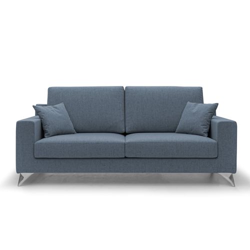 Michael Canapé En Tissu Imperméable Antitache T03 186 Cm Bleu