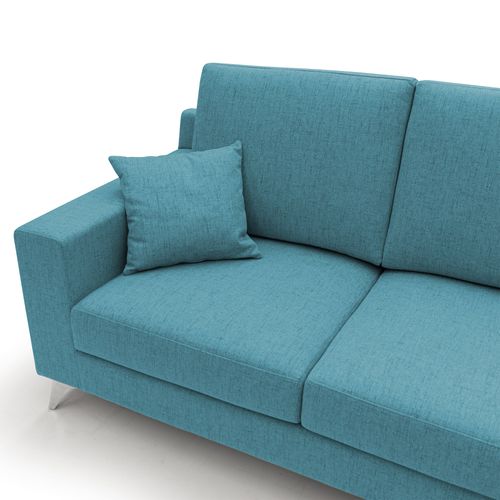 Michael Canapé En Tissu Imperméable Antitache T03 186 Cm Bleu Ciel