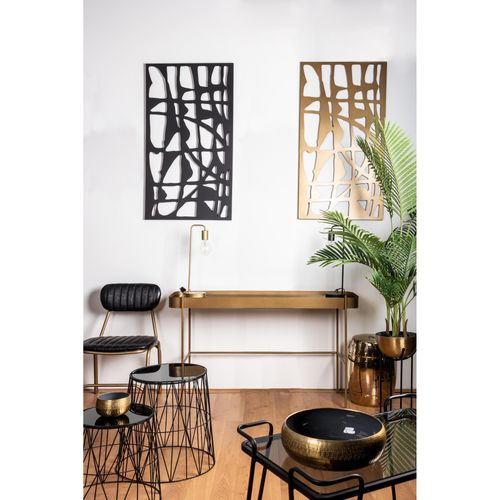 Console En Verre Et Métal - Orient