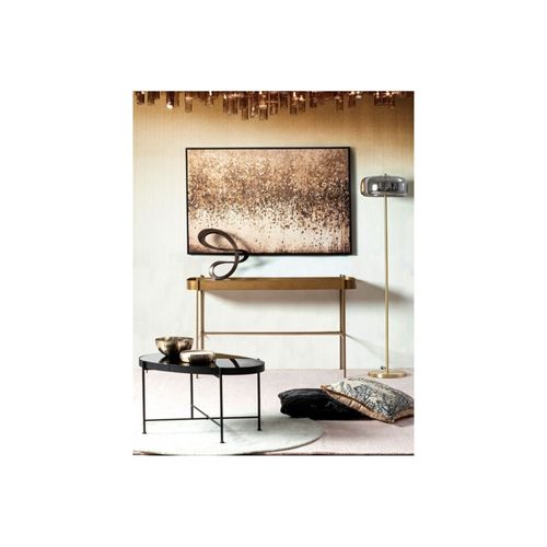 Console En Verre Et Métal - Orient