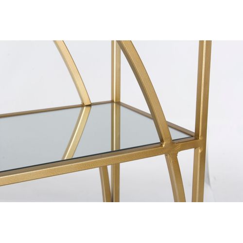 Bibliothèque Double En Métal Et Verre - Moon