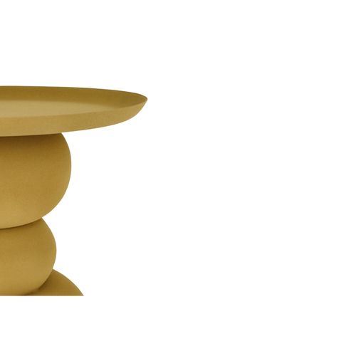 Bout De Canapé Rond Design En Métal Coloré D41 - Pilar