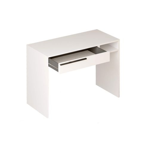Bureau Boyum 100x44.5x75 Cm En De Panneau De Particules - Blanc