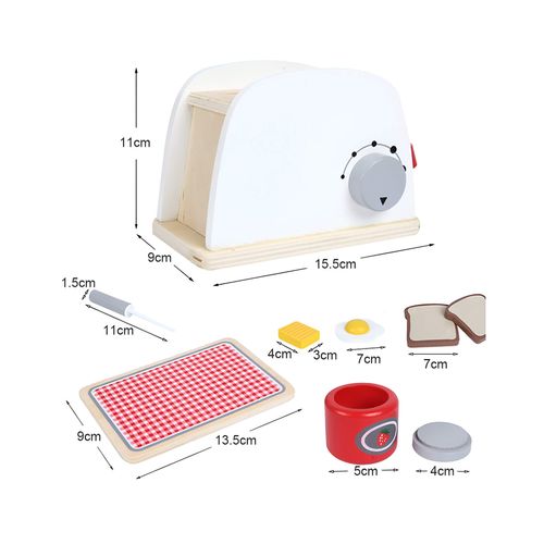 Jeu De Grille-pain Pour Enfants Serapias à Partir De 3 Ans Bois Multicolore