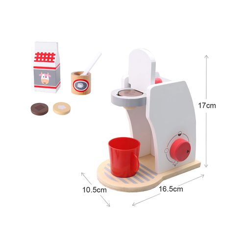 Jeu De Machine à Café Pour Enfants Booy à Partir De 3 Ans Bois Multicolore