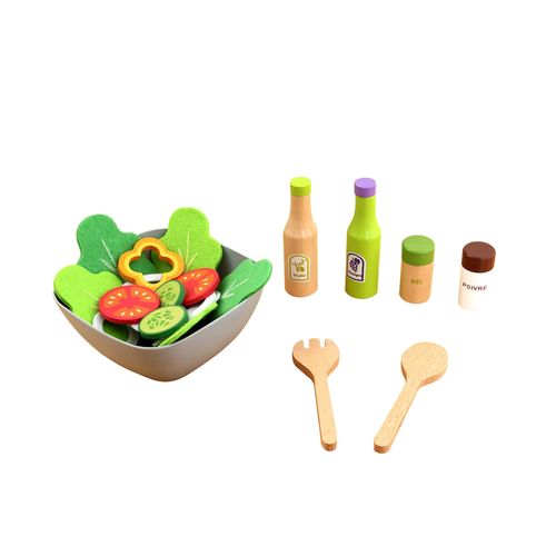 Jeu De Salade Pour Enfants Tanah à Partir De 3 Ans Bois Multicolore