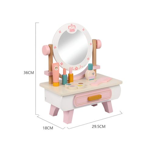 Jeu De Table De Maquillage Pour Enfants Kafal à Partir De 3 Ans Bois Multicolore