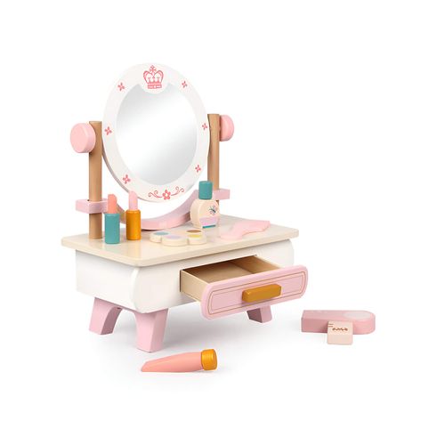 Jeu De Table De Maquillage Pour Enfants Kafal à Partir De 3 Ans Bois Multicolore