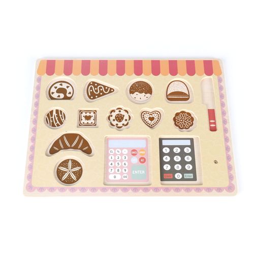 Jeu Set De Boulangerie Pour Enfants Myrcia à Partir De 3 Ans Bois Multicolore
