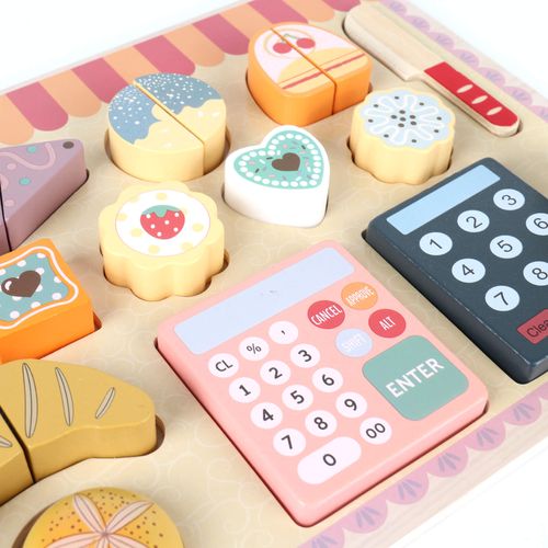 Jeu Set De Boulangerie Pour Enfants Myrcia à Partir De 3 Ans Bois Multicolore