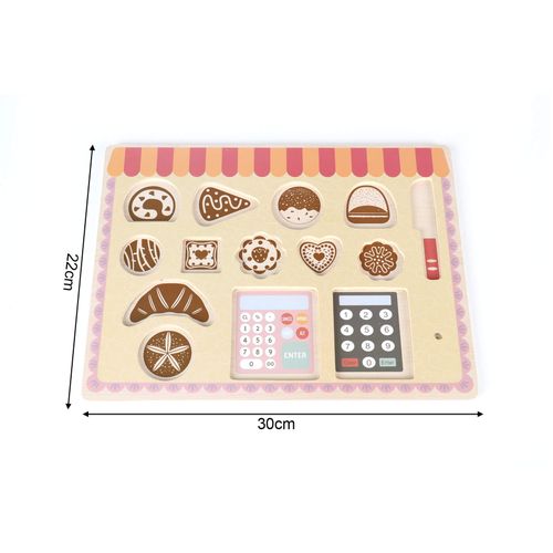 Jeu Set De Boulangerie Pour Enfants Myrcia à Partir De 3 Ans Bois Multicolore
