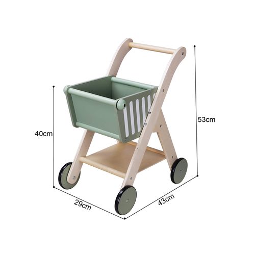 Jeu Chariot Pour Enfants Bakly à Partir De 3 Ans Bois Multicolore 53x43x29