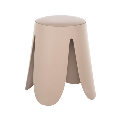 Lot De 2 Tabourets Koten 46x30x30 Cm Polypropylène Similicuir - Rose