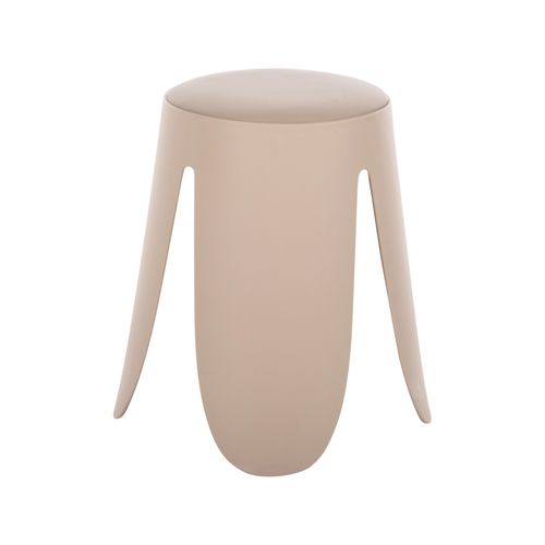 Lot De 2 Tabourets Koten 46x30x30 Cm Polypropylène Similicuir - Rose