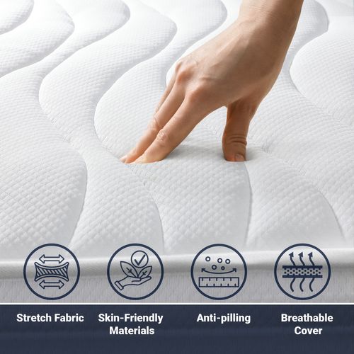 Matelas Mousse 90x200 cm BASIC Epaisseur 20 cm Made In Italy