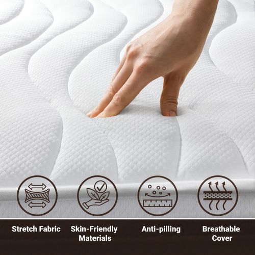 Matelas Mousse 90x190 cm BASIC Epaisseur 25 cm Made In Italy