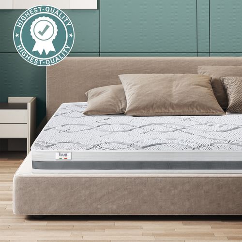 Matelas Mousse 160x200 Carbon - Hauteur 16 Cm - Made In Italy