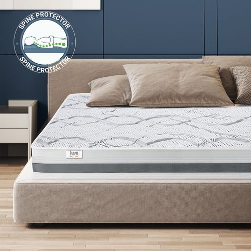 Matelas Mousse Accueil Mémoire De Forme 80x190 Carbon Memory Foam - 22 Cm - Made In Italy