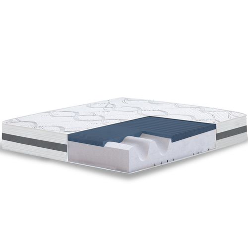 Matelas  Mousse Accueil Mémoire De Forme 180x200 Carbon Memoryfoam - 22cm - Made In Italy