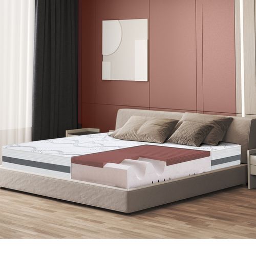 Matelas Mousse Accueil Mémoire De Forme  200x200 Carbon Memoryfoam - 27cm - Made In Italy