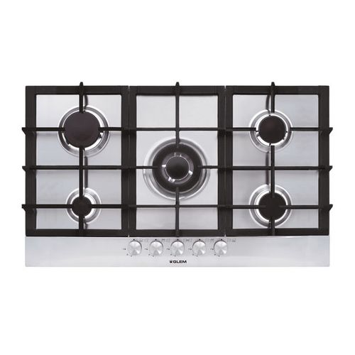 Plaque Gaz Encastrable Gt955hix Acier Inoxydable Gaz 5 Foyers