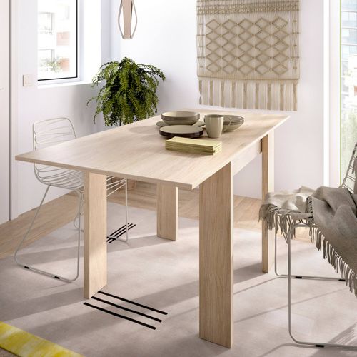 Table Extensible Alamaro, 67/134x67h79 Cm, Chêne
