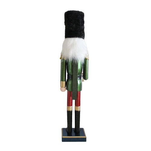 Casse-noisette De Noël Rebecca Mobili Talia H 55 Bois Vert Rouge Classique