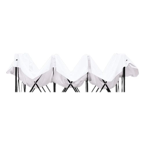 Housse De Remplacement Gazebo Blanc Polyester Oxford 800d 3x4,5