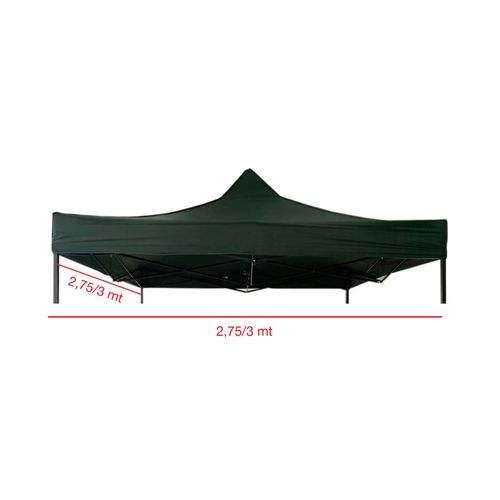 Housse De Remplacement Gazebo Vert Polyester Oxford 800d 3x3