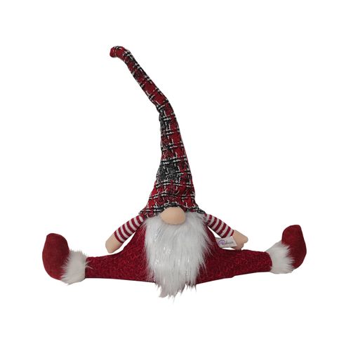 Anti-brouillon De Seuil Anti Brouillon De Porte En Tissu Rouge Décoration De Noël