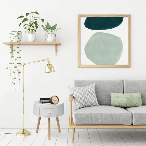 Table De Chevet 1 Tiroir Ronde En Bois Blanc Moderne Pour Chambre à Coucher