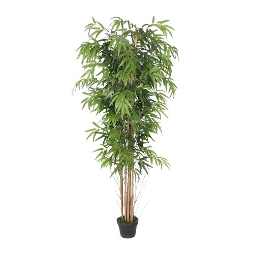 Plante Artificielle Bambou Jauda 180x50x50 Polyester Bois De Bambou Vert Marron