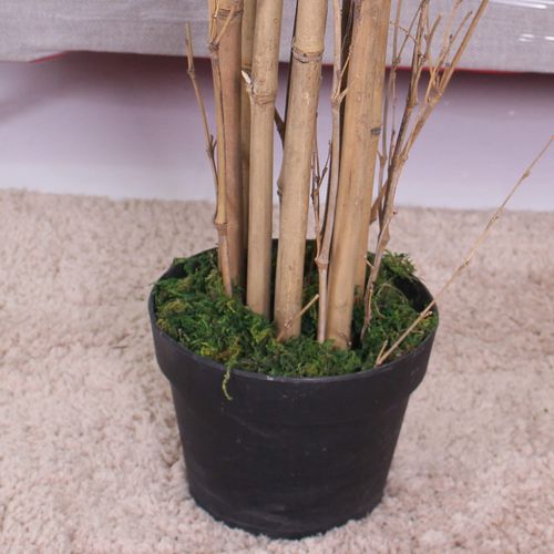 Plante Artificielle Bambou Jauda 180x50x50 Polyester Bois De Bambou Vert Marron