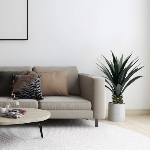 Plante Artificielle Yucca Sunko 90x30x30 Polyéthylène Vert Marron