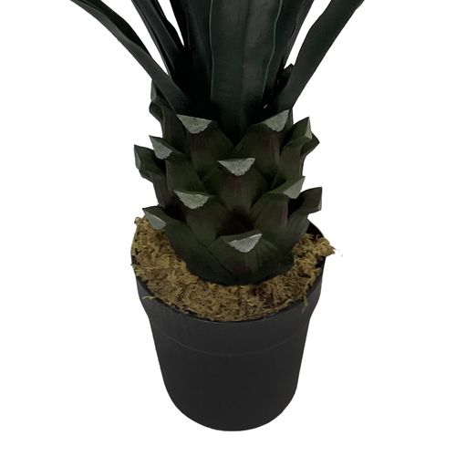Plante Artificielle Yucca Sunko 90x30x30 Polyéthylène Vert Marron
