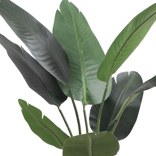 Plante Artificielle Banane Taznit 110x45x45 Polyester Polyéthylène Vert Marron