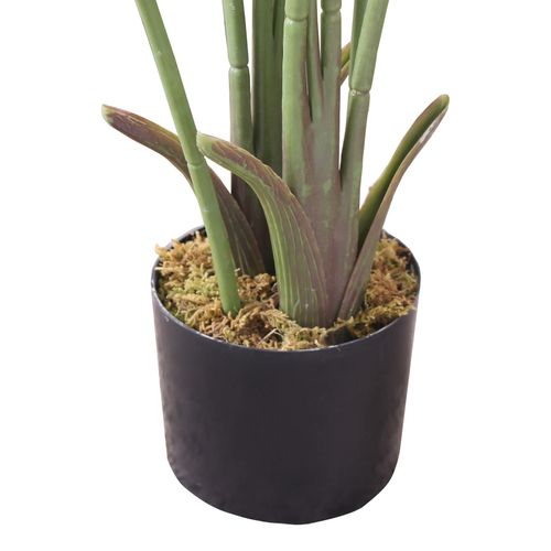 Plante Artificielle Banane Taznit 110x45x45 Polyester Polyéthylène Vert Marron