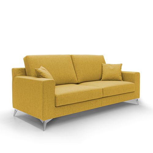 Michael Canapé En Tissu Imperméable Antitache T03 206 Cm Jaune