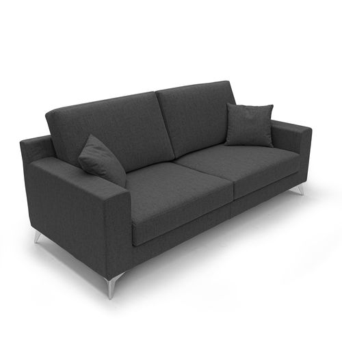 Michael Canapé En Tissu Imperméable Antitache T03 166 Cm Anthracite