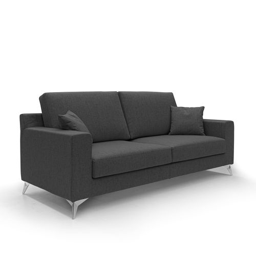 Michael Canapé En Tissu Imperméable Antitache T03 166 Cm Anthracite