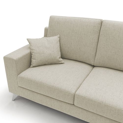 Michael Canapé En Tissu Imperméable Antitache T03 166 Cm Beige