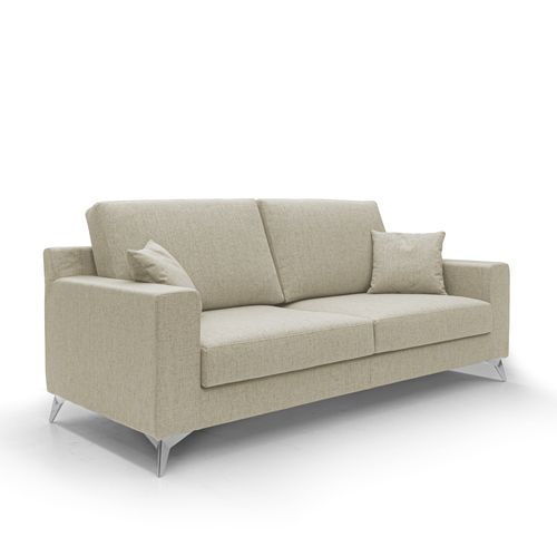 Michael Canapé En Tissu Imperméable Antitache T03 166 Cm Beige