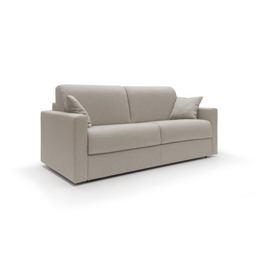 Chris Canapé Lit Convertible En Tissu Imperméable T13 186 Cm (mat. 140x197) Creme