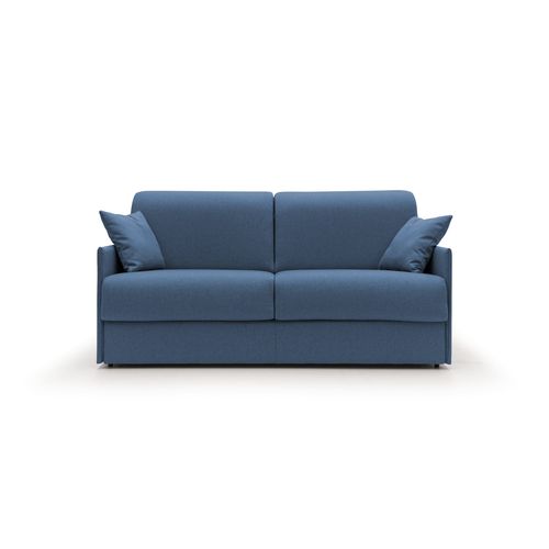 Evans Canapé Lit Convertible En Tissu Imperméable T13 169 Cm (mat. 140x197)  Bleu