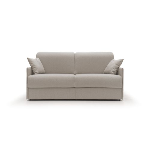 Evans Canapé Lit Convertible En Tissu Imperméable T13 169 Cm (mat. 140x197) Creme