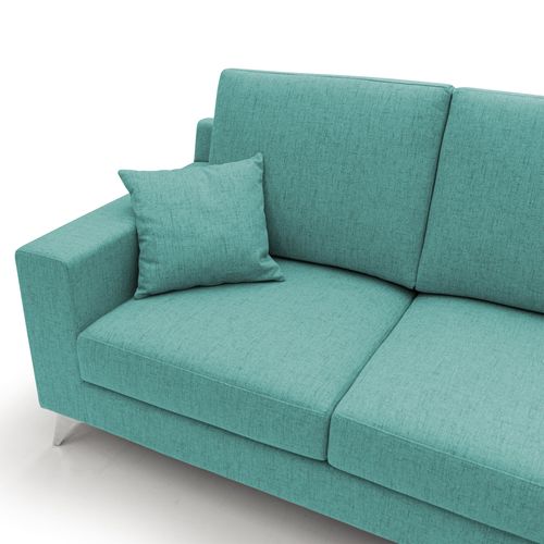 Michael Canapé En Tissu Imperméable Antitache T03 146 Cm Vert Aquamarine